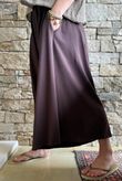 Oscar Asymmetric Hareem Skirt Pant Chocolate